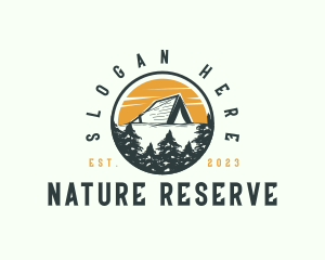 Camping Nature Trip logo design