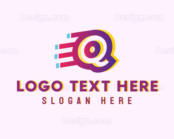 Speedy Motion Letter Q Logo