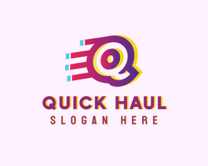 Speedy Motion Letter Q logo design