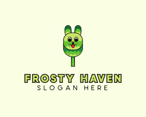 Bunny Rabbit Popsicle logo design