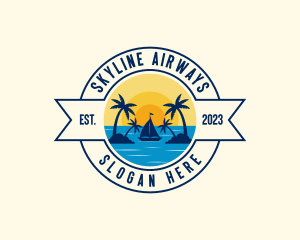 Summer Beach Vacation logo