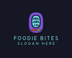 Food Vending Machine logo design