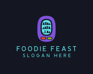 Food Vending Machine logo design