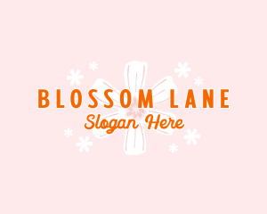 Pastel Flower Boutique logo design