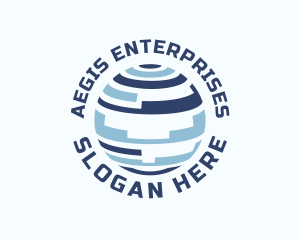 Global Tech Enterprise logo design