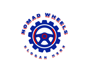 Steering Wheel Gear logo design