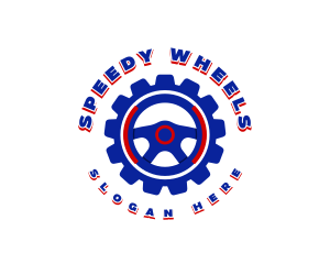 Steering Wheel Gear logo design