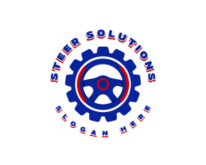 Steering Wheel Gear logo design