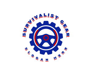 Steering Wheel Gear logo design