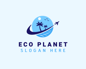 Island Travel Planet logo design