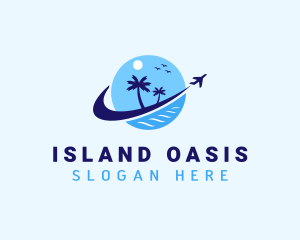 Island Travel Planet logo design