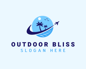 Island Travel Planet logo design