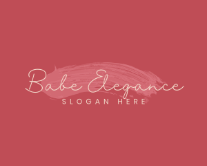 Elegant Feminine Makeup logo design