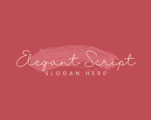 Elegant Feminine Makeup logo design