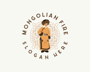 Mongolian Traditional Attire logo