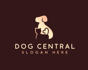 Pet Dog Cat Animal logo design