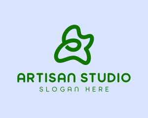 Abstract Star Studio logo design