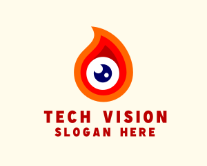 Fire Eye Vision logo design