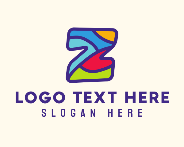 Puzzle logo example 2