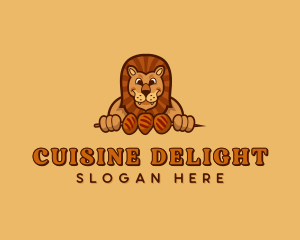 Lion Kebab Dining logo design