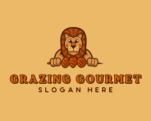 Lion Kebab Dining logo design