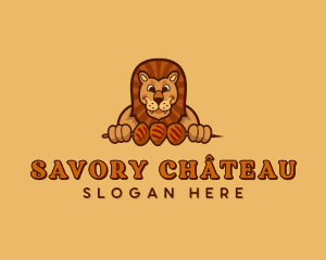 Lion Kebab Dining logo design