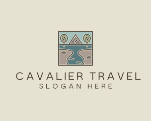 Outdoor Travel Lagoon  logo design