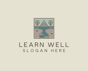 Outdoor Travel Lagoon  logo design