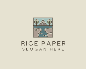 Outdoor Travel Lagoon  logo design