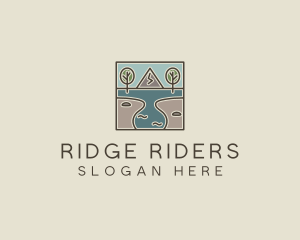 Outdoor Travel Lagoon  logo design