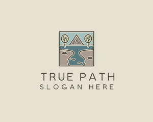 Outdoor Travel Lagoon  logo design