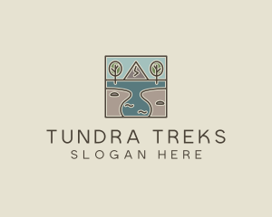 Outdoor Travel Lagoon  logo design