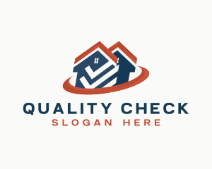 House Real Estate Checkmark logo design