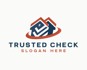 House Real Estate Checkmark logo design