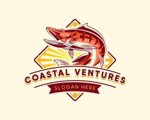 Ocean Fish Restaurant logo design