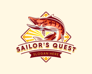 Ocean Fish Restaurant logo design