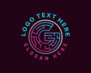 Labyrinth Tech Letter G Logo