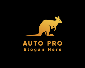 Gold Wild Kangaroo logo