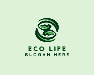 Eco Leaf Organic Spa logo design