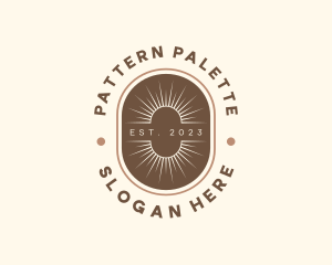 Sun Pattern Badge logo