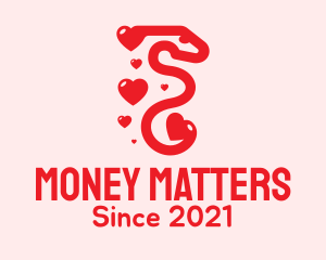 Red Snake Heart logo