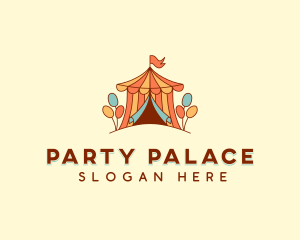 Fun Balloon Circus Tent logo design