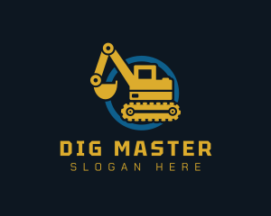 Heavy Equipment Excavator logo