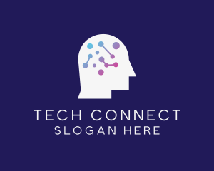 Artificial Intelligence Head logo