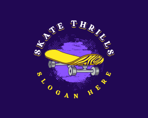 Skate Park Skateboard logo design