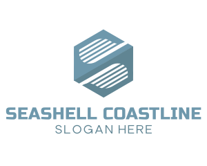 Modern Hexagon Company Letter S logo design