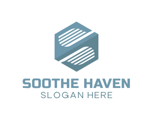 Modern Hexagon Company Letter S logo design