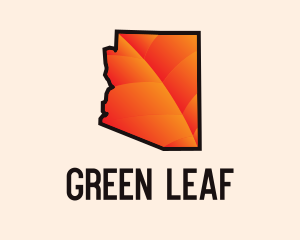 Arizona Red Leaf logo design