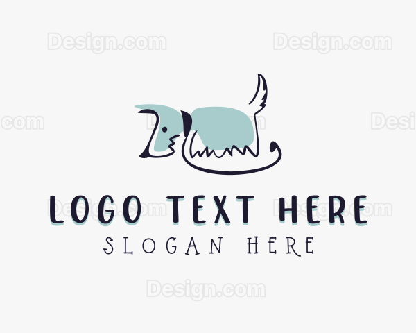 Terrier Dog Leash Logo