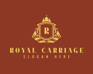 Royal Fashion Shield logo design